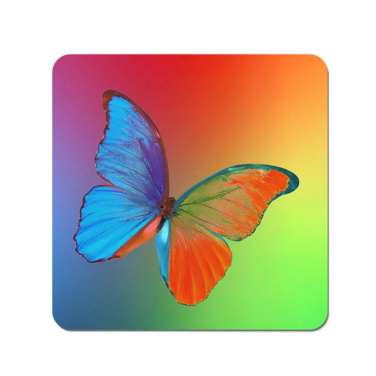 Vibrant Butterfly Coasters