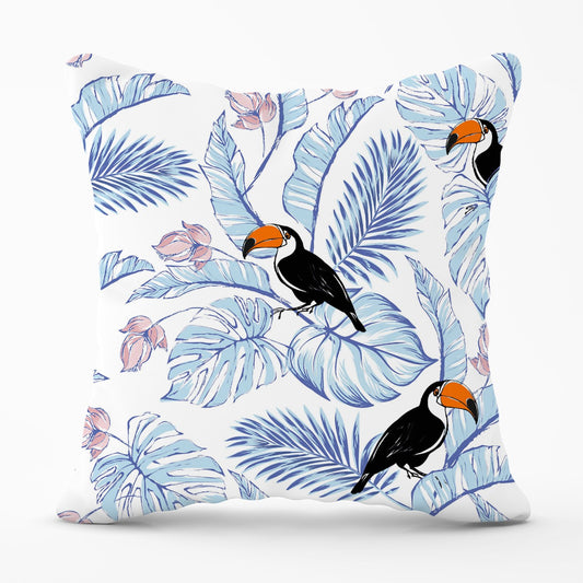 Tropical Toucan Outdoor Cushion