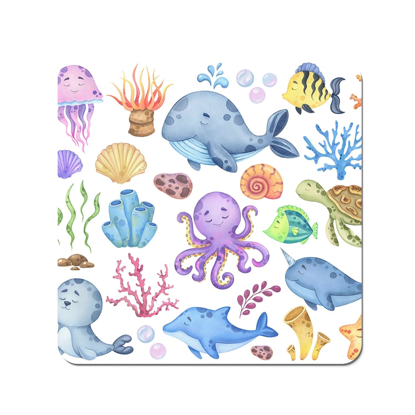 Children'S Sea Life Coasters