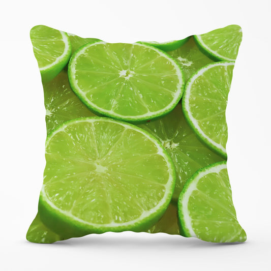 Fresh Limes Outdoor Cushion