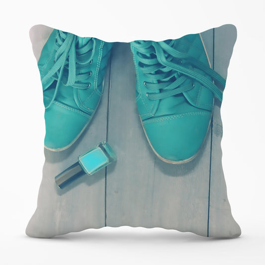 Lipstick Shoes Outdoor Cushion