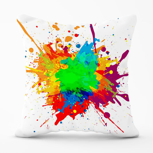 Paint Splash! Outdoor Cushion