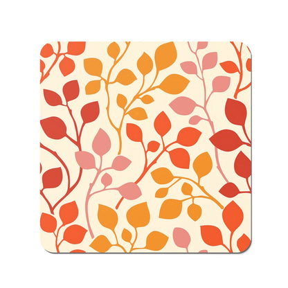 Colorful Autumn Leaves Coasters