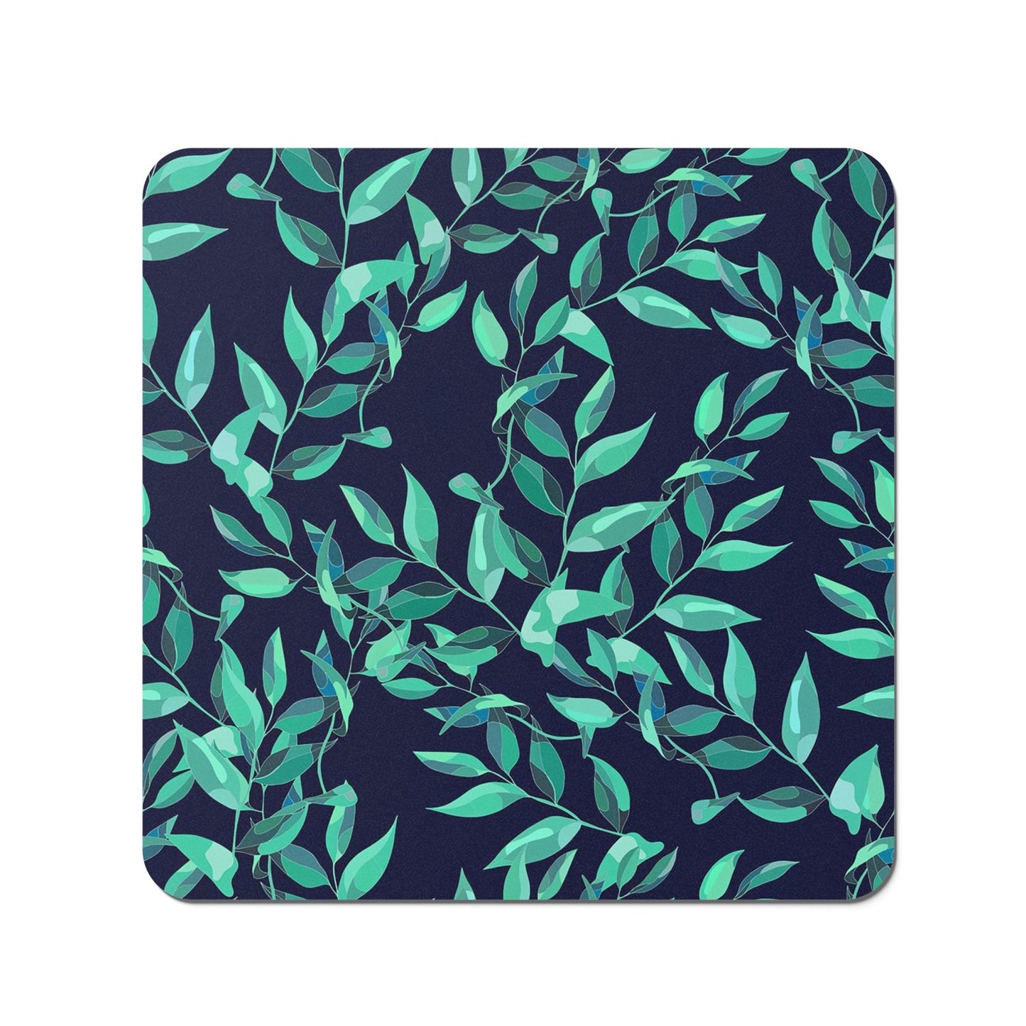 Delicate Green Foliage Coasters