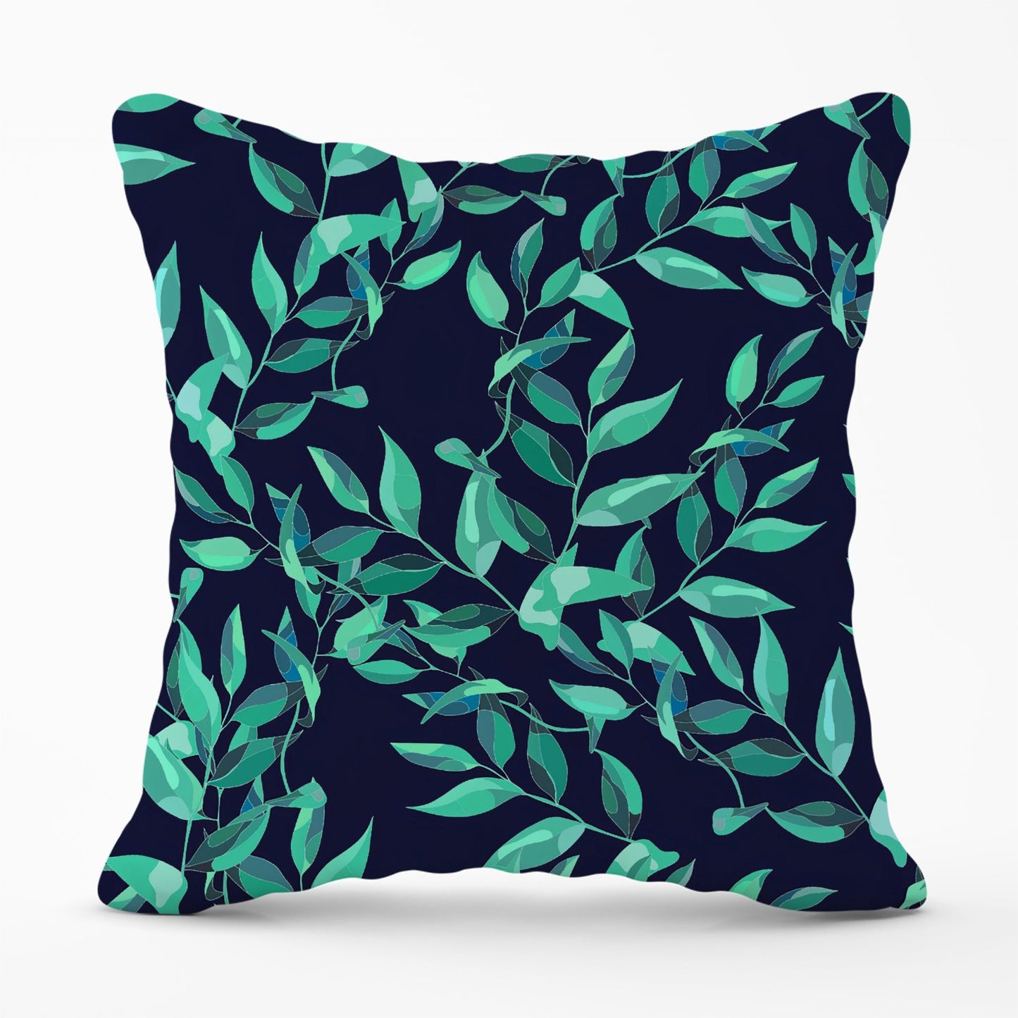 Delicate Green Foliage Outdoor Cushion