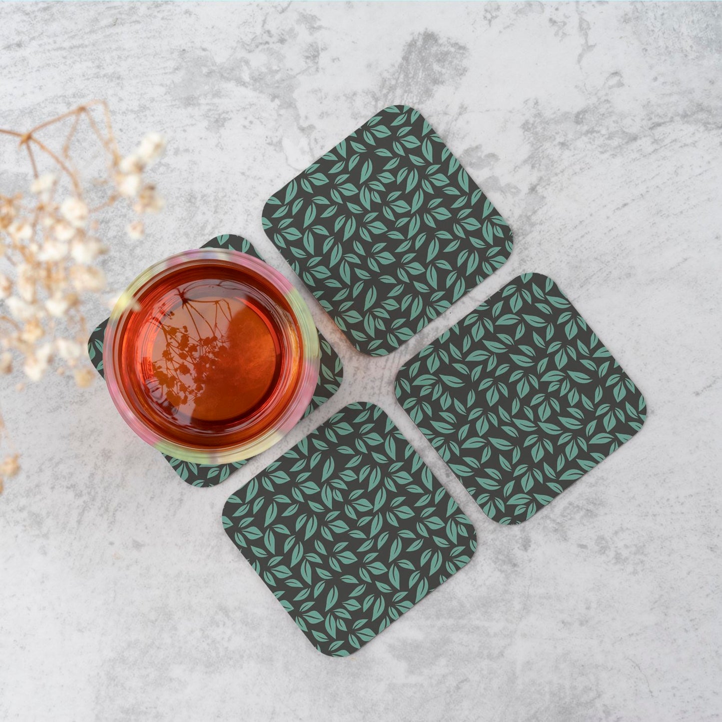 Delicate Leaf Coasters