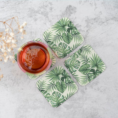 Exotic Palm Leaves Coasters