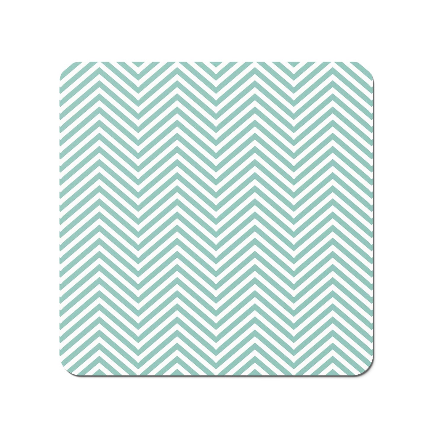 Geometric Chevron Pattern Coasters