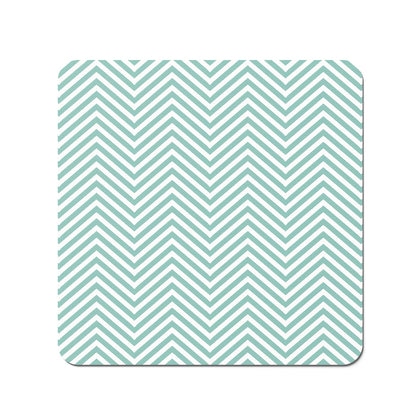 Geometric Chevron Pattern Coasters