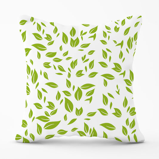 Green Leaves Outdoor Cushion