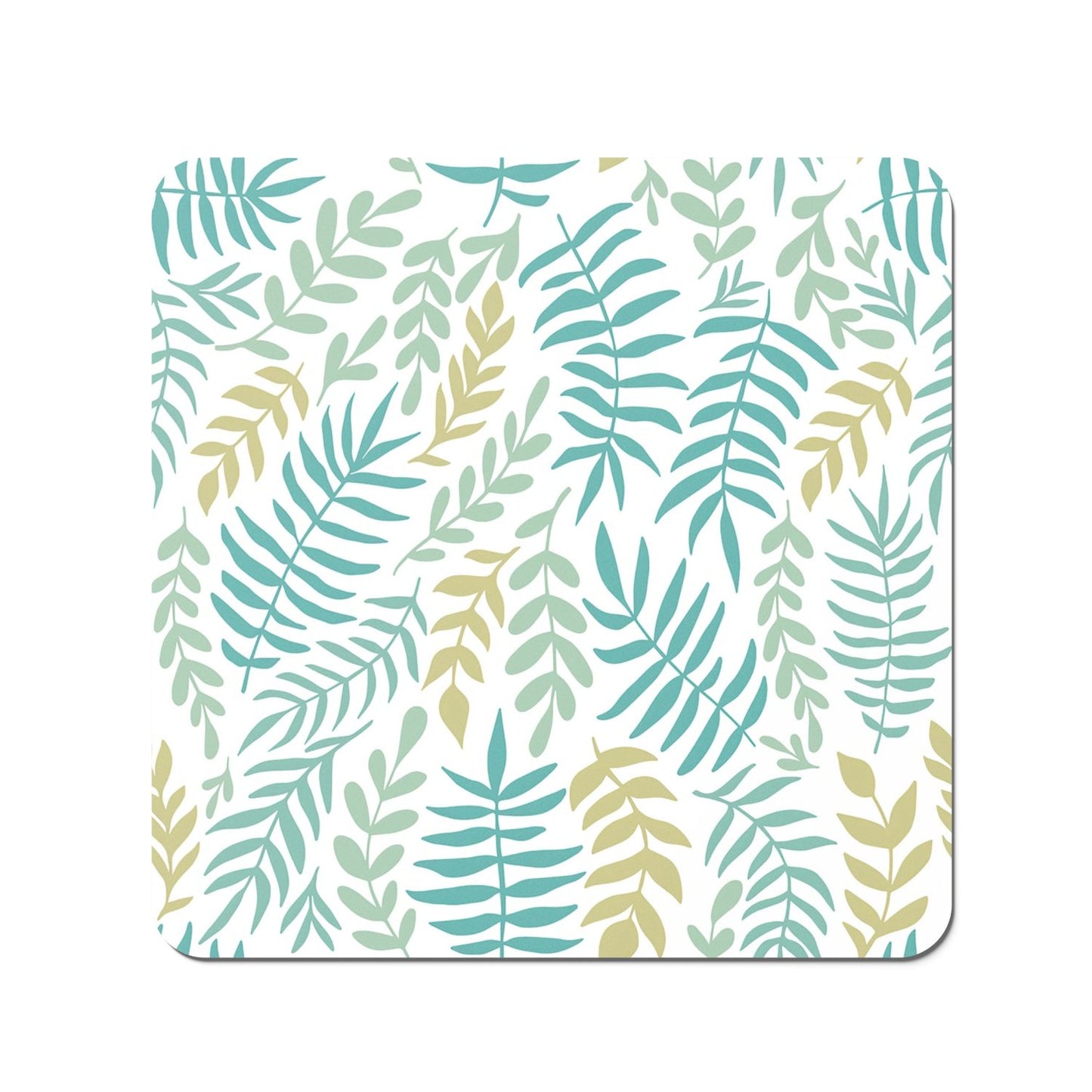 Multicolor Leafs And Branches Coasters