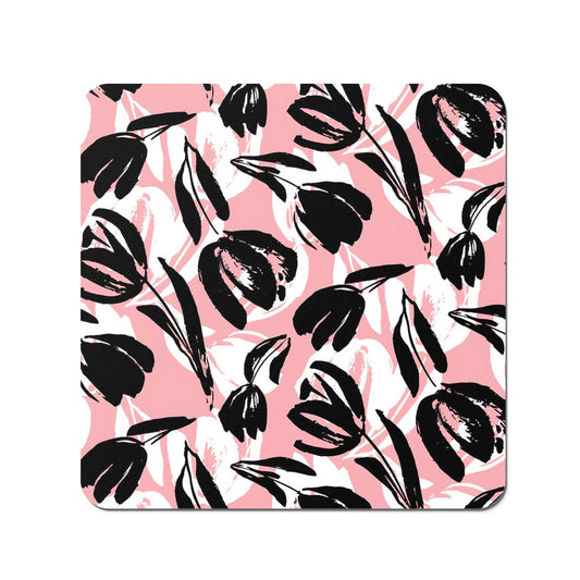 Nature Flat Spring Flower Motif Coasters