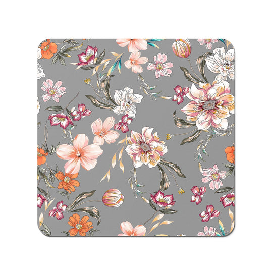 Peony, Lily, Tulip, Daisy Colorful  Coasters