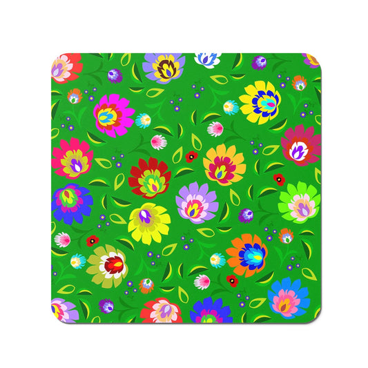 Polish Folk Floral Coasters