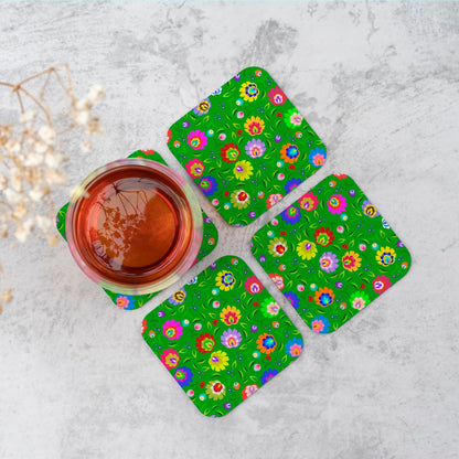 Polish Folk Floral Coasters