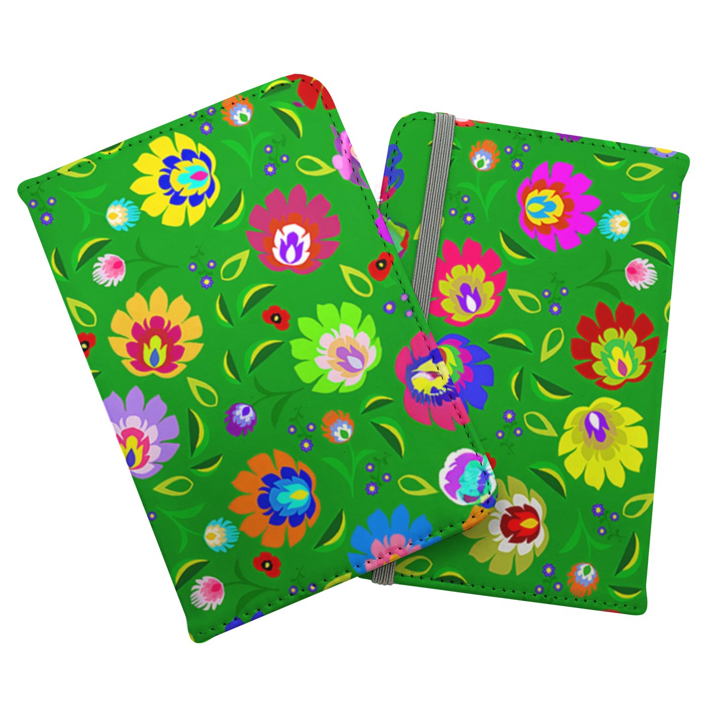 Polish Folk Floral Passport Cover