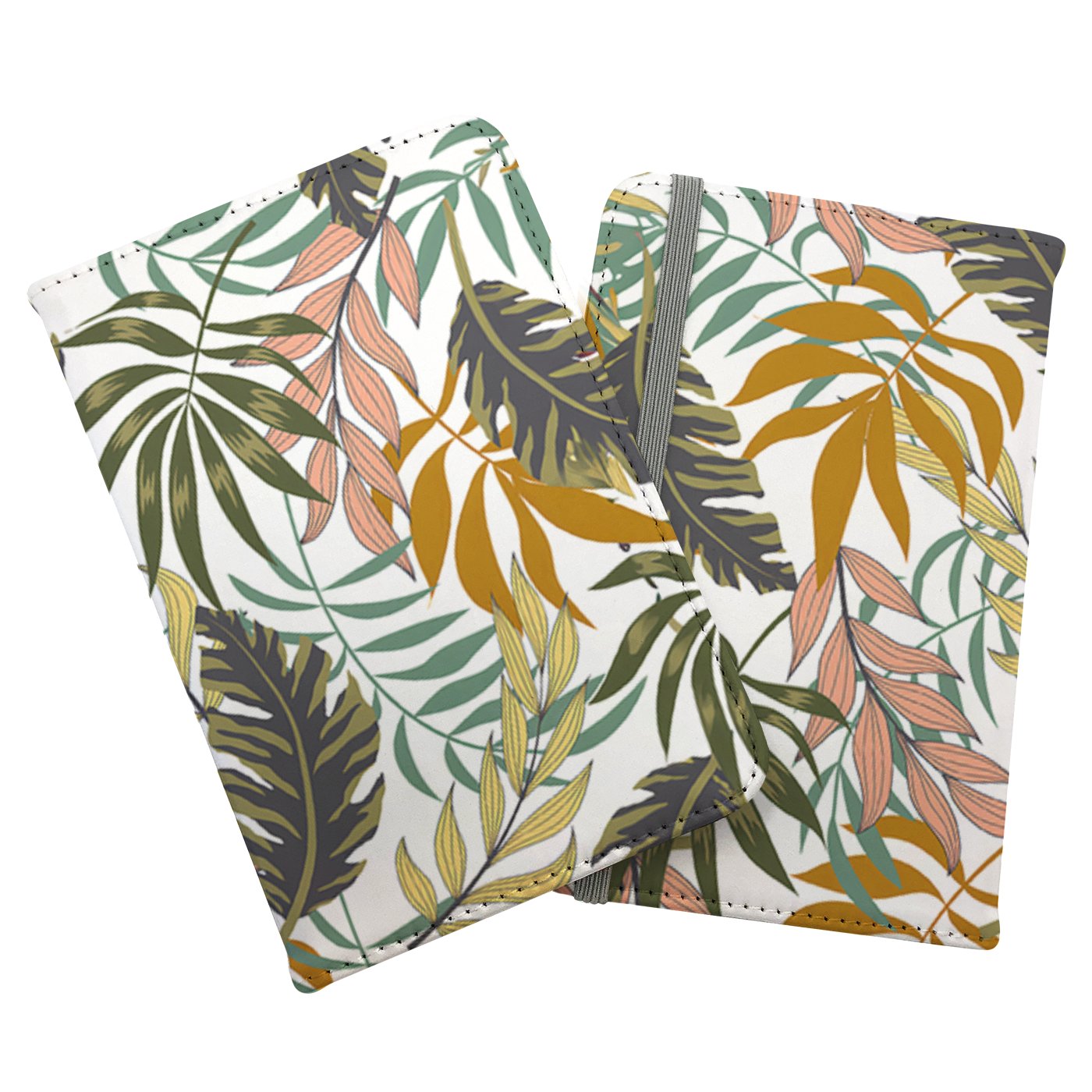 Tropical Leaves Passport Cover