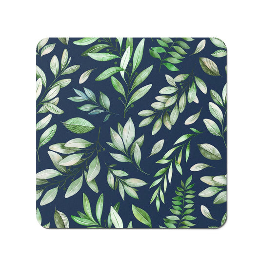 Watercolor Leaves Coasters