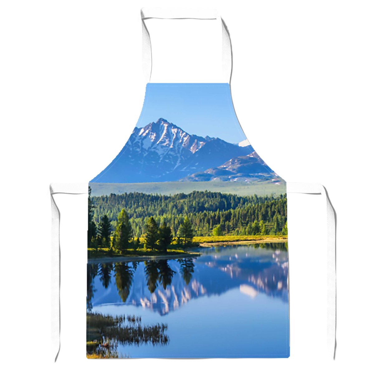 Summer Mountain Lake Apron