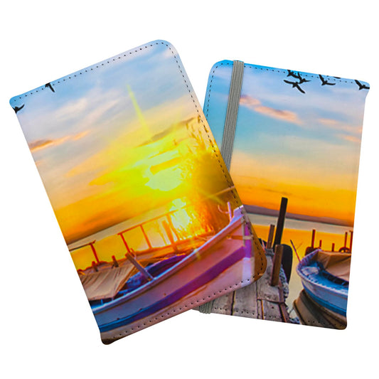 Sunset Of Colours At The Lake Passport Cover