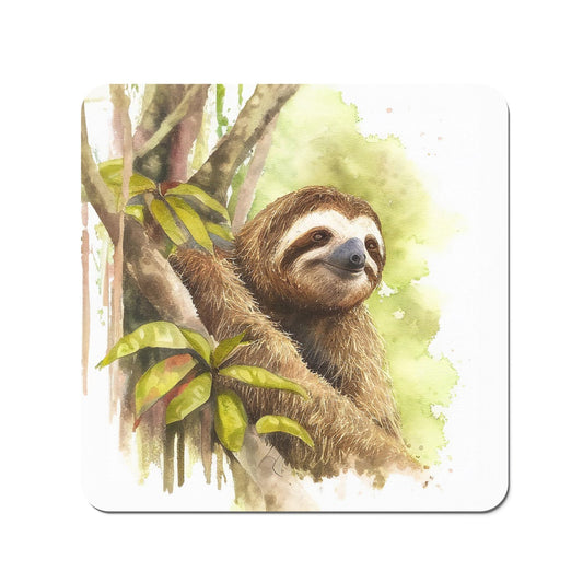 Sloth Watercolour Coasters