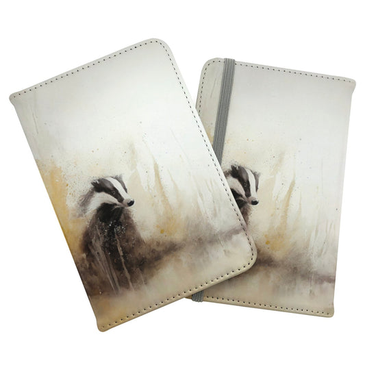 Badger Watercolour Passport Cover