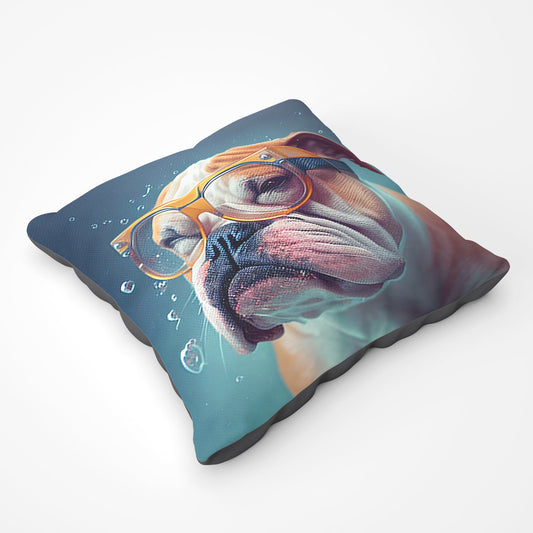 Bulldog Splashart Floor Cushion