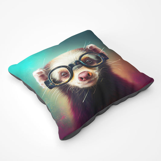 Ferret Splashart Floor Cushion