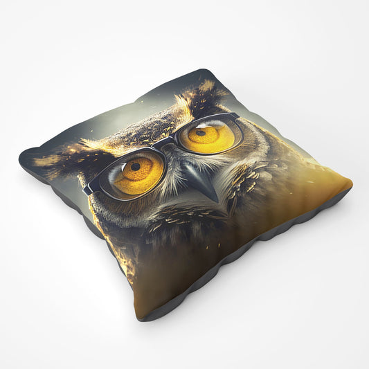 Owl Splashart Floor Cushion