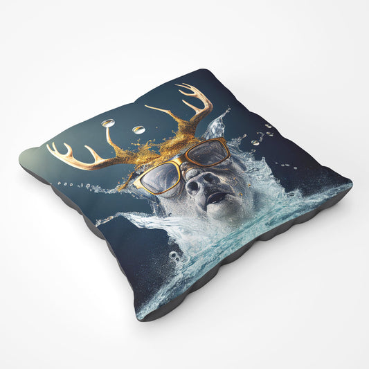 Stag Splashart Floor Cushion