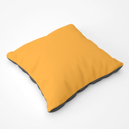 Cantaloupe Orange Floor Cushion