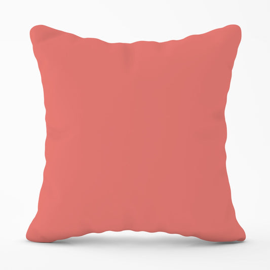 Coral Pink Outdoor Cushion