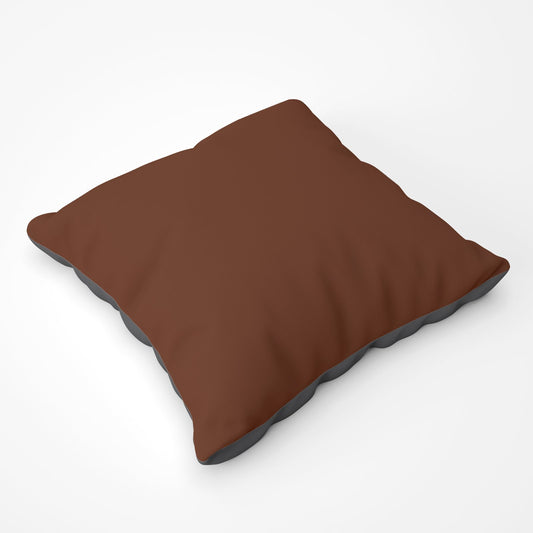 Chocolate Brown Floor Cushion