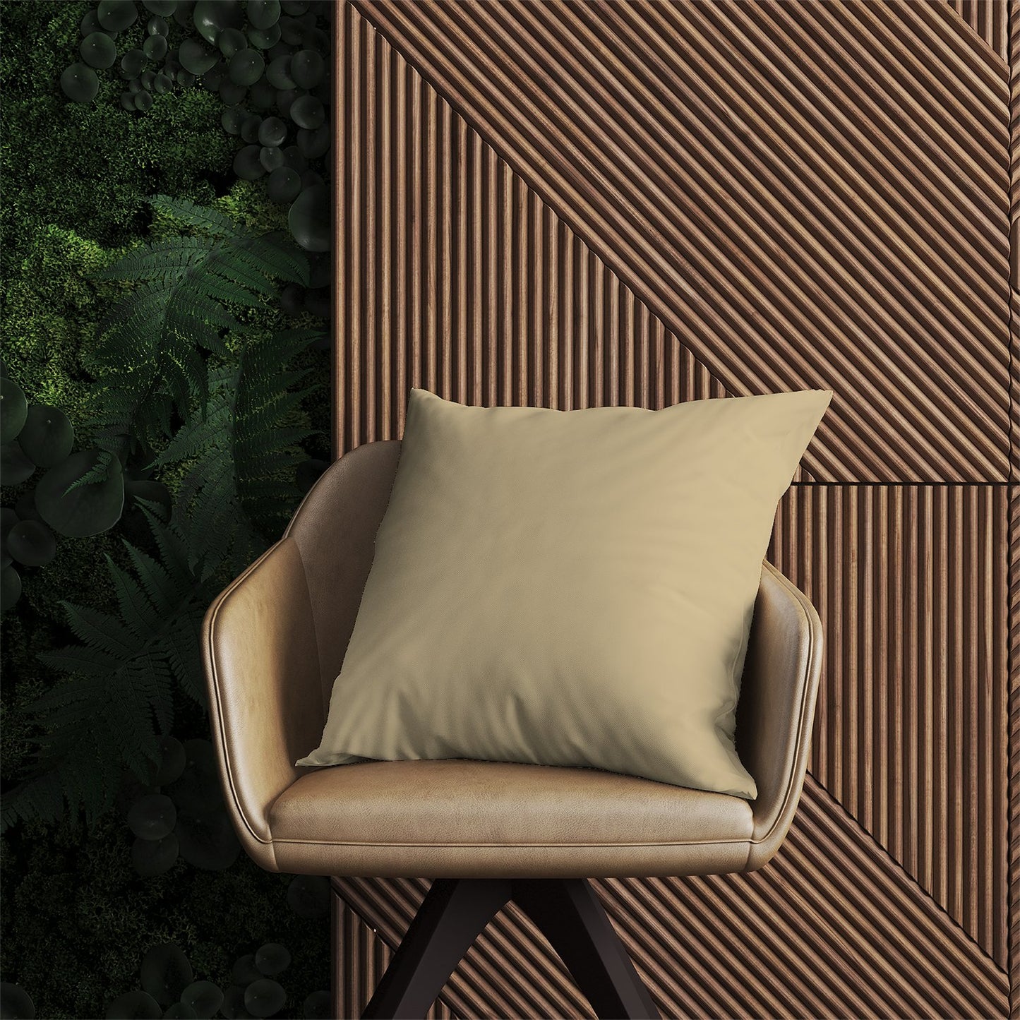 Biscuit Brown Outdoor Cushion