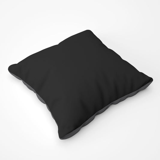 Midnight Black Floor Cushion