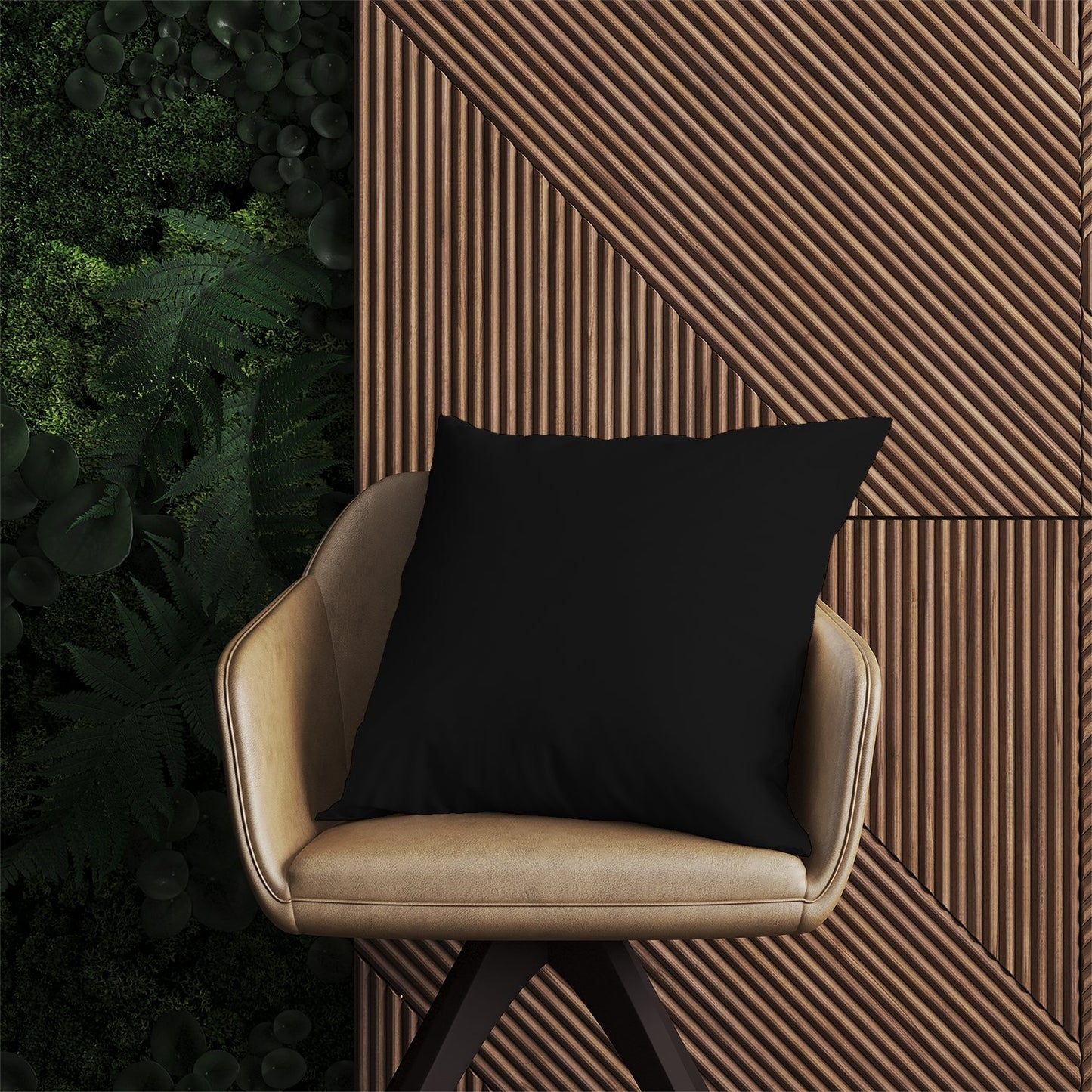 Midnight Black Outdoor Cushion