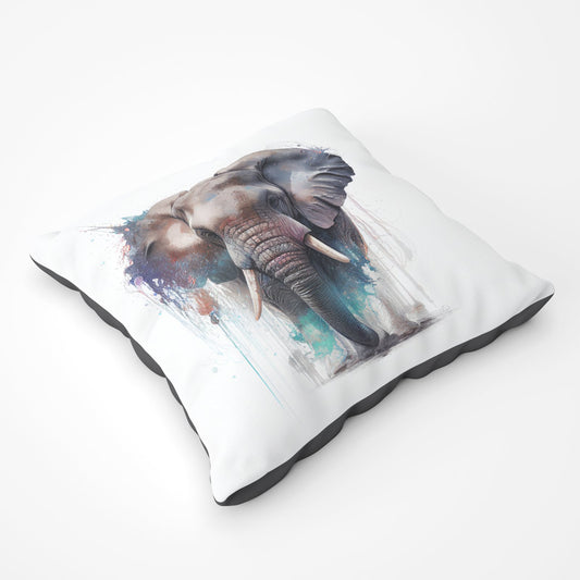 Elephant Splashart Floor Cushion