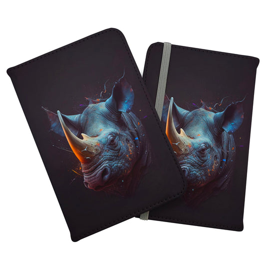 Rhino Face Splashart Passport Cover