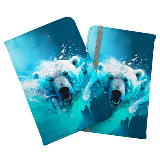 Polar Bear Face Splashart Passport Cover