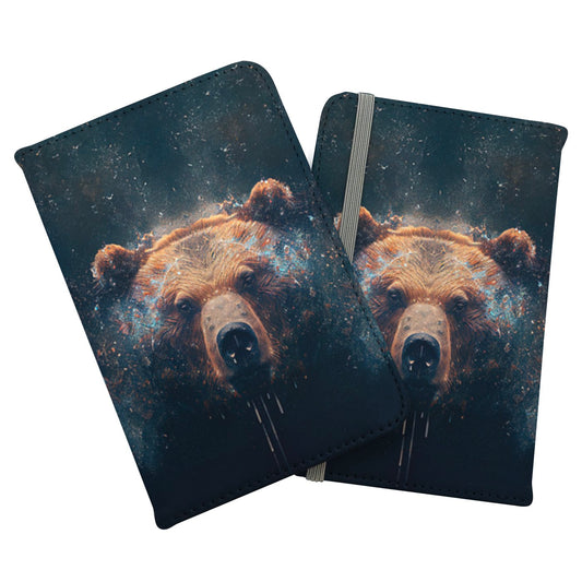 Brown Bear Face Splashart Passport Cover