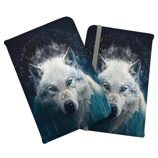 White Wolf Face Splashart Passport Cover