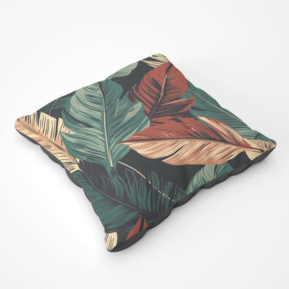 Autumn Colour Leaves Floor Cushion