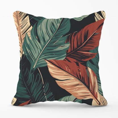 Autumn Colour Leaves Outdoor Cushion