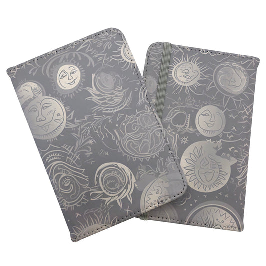 Sun and Moon in Grey Passport Cover