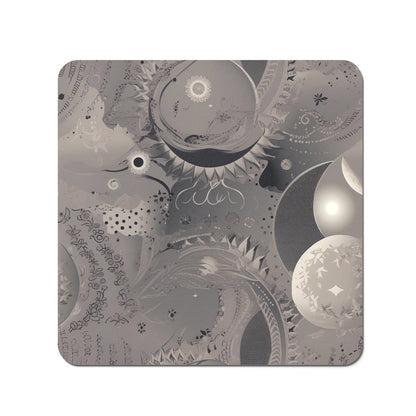 Abstract Moon Shapes Coasters