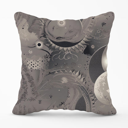 Abstract Moon Shapes Outdoor Cushion