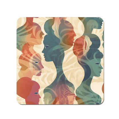 Coloured Silhouette Coasters