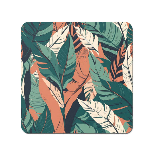 Autumn Tropical Leaves Coasters