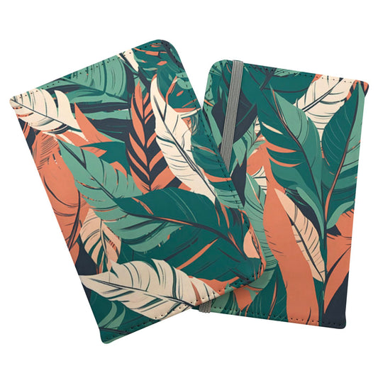 Autumn Tropical Leaves Passport Cover