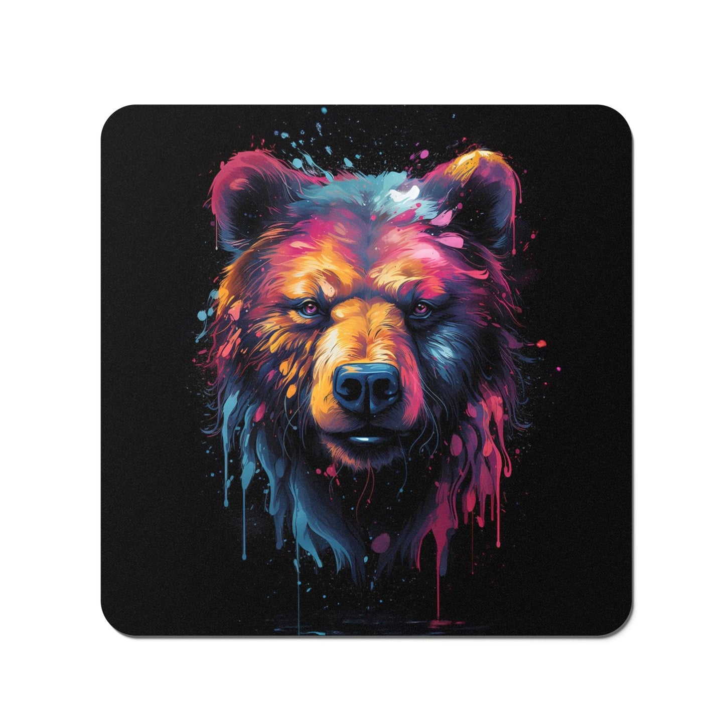 Splashart Bear Face Coasters